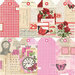 Simple Stories - Simple Vintage Essentials Color Palette Collection - 12 x 12 Double Sided Paper - Red And Pink Tags