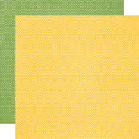 Simple Stories - Simple Vintage Essentials Color Palette Collection - 12 x 12 Double Sided Paper - Yellow And Green Dots