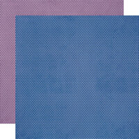 Simple Stories - Simple Vintage Essentials Color Palette Collection - 12 x 12 Double Sided Paper - Blue And Purple Dots