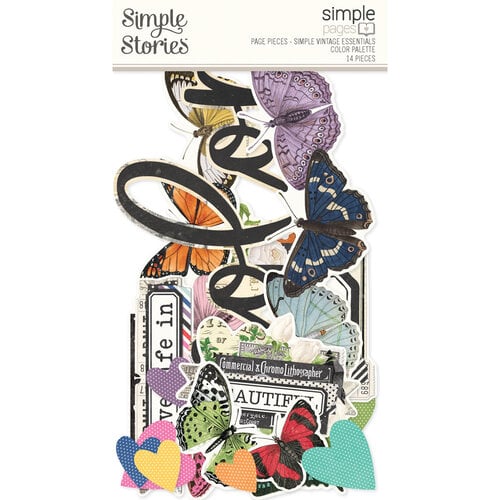 Simple Stories - Simple Pages Collection - Page Pieces - Simple Vintage Essentials Color Palette