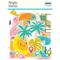 Simple Stories - Just Beachy Collection - Ephemera - Big Bits