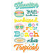 Simple Stories - Just Beachy Collection - Foam Stickers