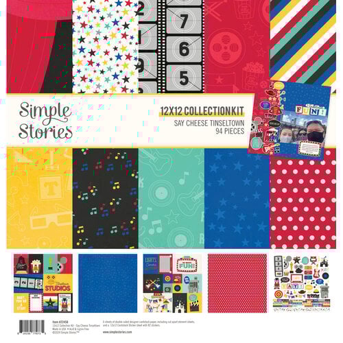 Simple Stories - Say Cheese Tinseltown Collection - 12 x 12 Collection Kit