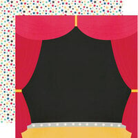 Simple Stories - Say Cheese Tinseltown Collection - 12 x 12 Double Sided Paper - It's Showtime!