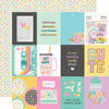 Simple Stories - Crafty Things Collection - 12 x 12 Double Sided Paper - 3 x 4 Elements
