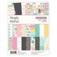 Simple Stories - Crafty Things Collection - 6 x 8 Paper Pad