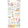 Simple Stories - Crafty Things Collection - 6 x 12 Chipboard Stickers