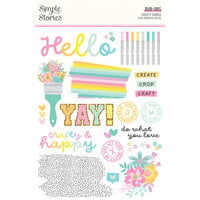 Simple Stories - Crafty Things Collection - Rub Ons