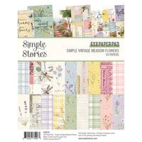 Simple Stories - Simple Vintage Meadow Flowers Collection - 6 x 8 Paper Pad