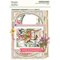 Simple Stories - Simple Vintage Meadow Flowers Collection - Chipboard Frames