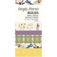 Simple Stories - Simple Vintage Meadow Flowers Collection - Washi Tape