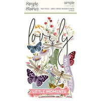 Simple Stories - Simple Pages Collection - Page Pieces - Simple Vintage Meadow Flowers