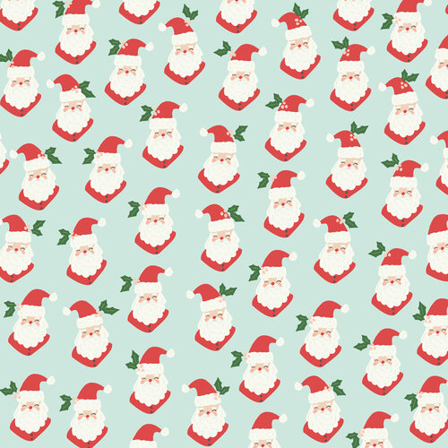Simple Stories - Santas Village Collection - 12 x 12 Double Sided Paper - Santa's Coming! Simple Stories - Santas Village Collection - 12 x 12 Double Sided Paper - Santa's Coming!