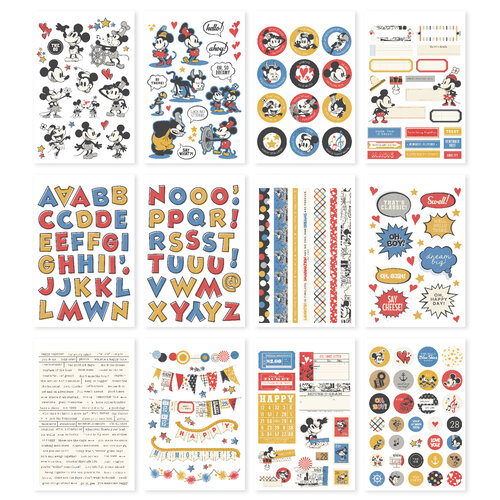 Simple Stories - Say Cheese Classic Mouse Collection - Sticker Book