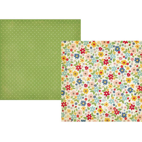 Simple Stories - Summer Fresh Collection - 12 x 12 Double Sided Paper - Country Garden
