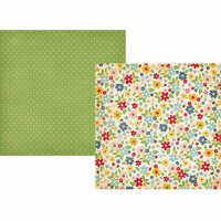 Simple Stories - Summer Fresh Collection - 12 x 12 Double Sided Paper - Country Garden