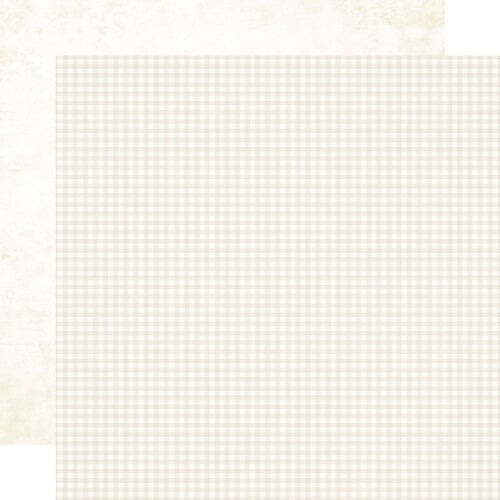 Simple Stories - Simple Vintage Autumn Breeze Collection - 12 x 12 Double Sided Paper - Pearl Gingham