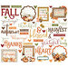 Simple Stories - Simple Vintage Autumn Breeze Collection - Ephemera - Sentiment Bits And Pieces