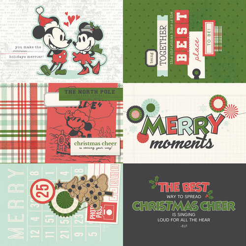Simple Stories - Say Cheese Classic Mouse Christmas Collection - 12 x 12 Double Sided Paper - 4 x 6 Elements Simple Stories - Say Cheese Classic Mouse Christmas Collection - 12 x 12 Double Sided Paper - 4 x 6 Elements