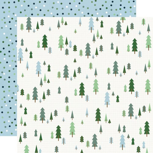 Simple Stories - Simple Vintage Flannel Season Collection - 12 x 12 Double Sided Paper - Frosted Fun