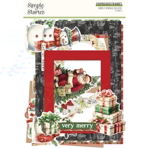 Simple Stories - Simple Vintage Believe Collection - Chipboard Frames