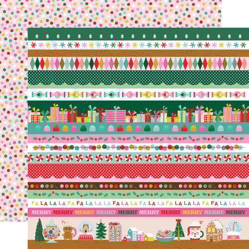 Simple Stories - Hard Candy Christmas Collection - 12 x 12 Double Sided Paper - Mix And A-Mingle