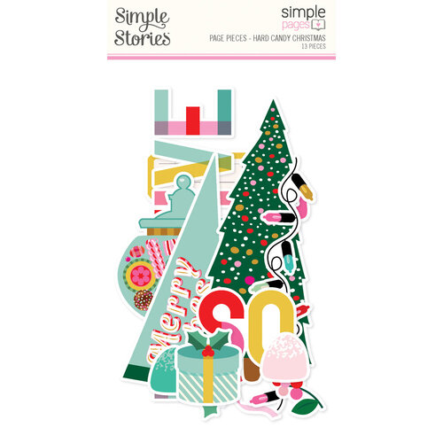 Simple Stories - Hard Candy Christmas Collection - Simple Pages - Page Pieces