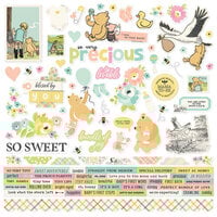 image of Simple Stories - Say Cheese Classic Pooh Baby Collection - 12 x 12 Cardstock Stickers