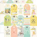 Simple Stories - Say Cheese Classic Pooh Baby Collection - 12 x 12 Double Sided Paper - Tag Elements