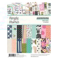 image of Simple Stories - Take Note Collection - 6 x 8 Paper Pad