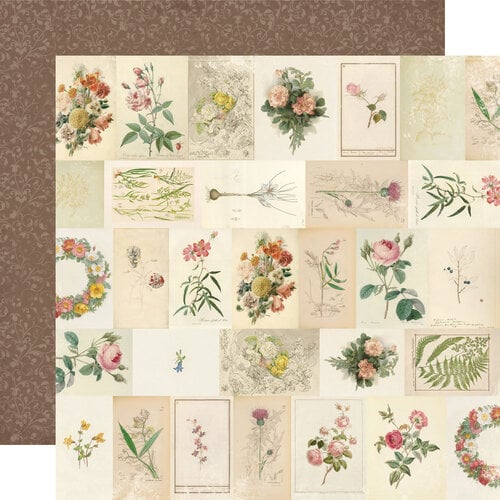 Simple Stories - Simple Vintage Junk Drawer Collection - 12 x 12 Double Sided Paper - All The Possibilities