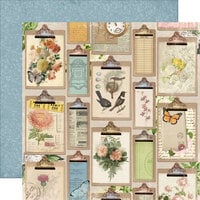 Simple Stories - Simple Vintage Junk Drawer Collection - 12 x 12 Double Sided Paper - Small Things