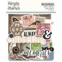 Simple Stories - Simple Vintage Junk Drawer Collection - Ephemera - Bits And Pieces