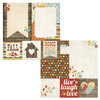 Simple Stories - Harvest Lane Collection - 12 x 12 Double Sided Paper - Quote and Photo Mat Elements