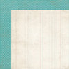 Simple Stories - Harvest Lane Collection - 12 x 12 Double Sided Paper - Teal Dot