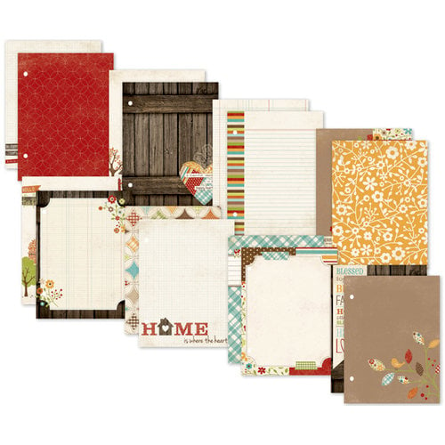 Simple Stories - SNAP Collection - 6 x 8 Journal Inserts - Harvest Lane