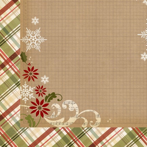 Simple Stories - Handmade Holiday Collection - Christmas - 12 x 12 Double Sided Paper - Winter Wonderland