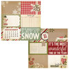 Simple Stories - Handmade Holiday Collection - Christmas - 12 x 12 Double Sided Paper - Journaling Card Elements 2