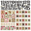 Simple Stories - Handmade Holiday Collection - Christmas - 12 x 12 Cardstock Stickers - Countdown