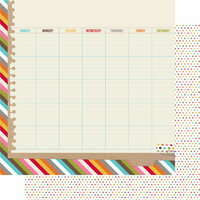 Simple Stories - SNAP Life Collection - 12 x 12 Double Sided Paper - SNAP Calendar