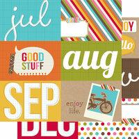 Simple Stories - SNAP Life Collection - 12 x 12 Double Sided Paper - SNAP Journaling Card Elements 2