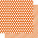 Simple Stories - SNAP Color Vibe Collection - 12 x 12 Double Sided Paper - Orange Dot
