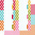Simple Stories - SNAP Color Vibe Collection - 12 x 12 Double Sided Paper - Dot Stripe Journaling 1