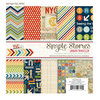 Simple Stories - Urban Traveler Collection - 6 x 6 Paper Pad