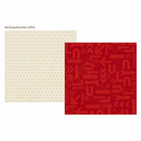 Simple Stories - Urban Traveler Collection - 12 x 12 Double Sided Paper - Red Arrows