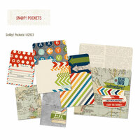 Simple Stories - SNAP Collection - Memorabilia Pockets - Urban Traveler