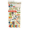 Simple Stories - Urban Traveler Collection - Chipboard Stickers