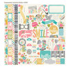 Simple Stories - Vintage Bliss Collection - 12 x 12 Cardstock Stickers - Fundamentals