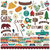 Simple Stories - Cabin Fever Collection - 12 x 12 Cardstock Stickers - Combo