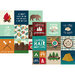 Simple Stories - Cabin Fever Collection - 12 x 12 Double Sided Paper - 4 x 4 Elements
